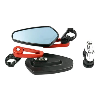 Scooter Moped Motorcycle Rearview Mirrors Handlebar End Mirrors CNC Aluminum
Scooter Moped Motorcycle Rearview Mirrors Handlebar End Mirrors CNC Aluminum