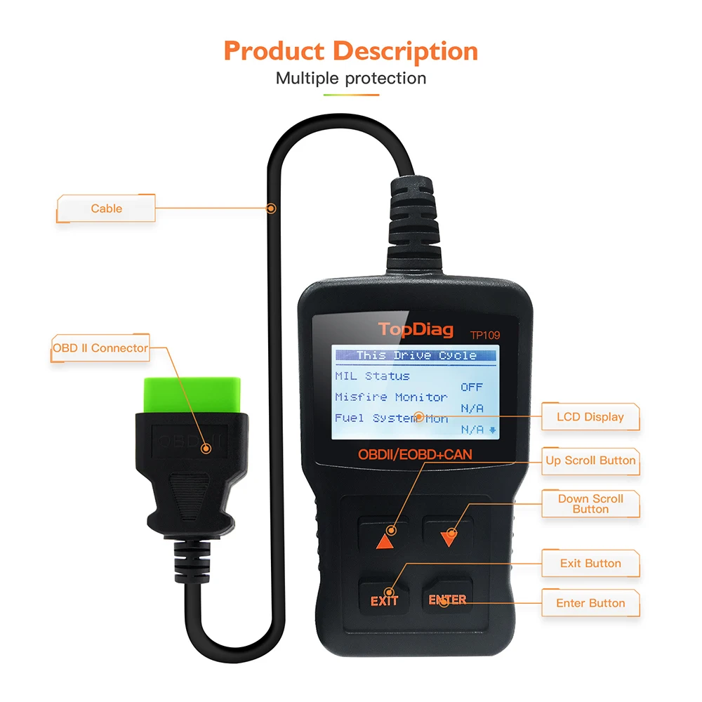 OBD2 Code Reader Scanner auto Engine Car detector car computer fault scanner code reader.
OBD2 Code Reader Scanner auto Engine Car detector car computer fault scanner code reader.