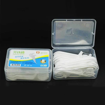 50pcs In Box Case 7.5cm Floss Flosser Picks Teeth Toothpicks Stick Tooth Clean Oral Care Tool
50pcs In Box Case 7.5cm Floss Flosser Picks Teeth Toothpicks Stick Tooth Clean Oral Care Tool