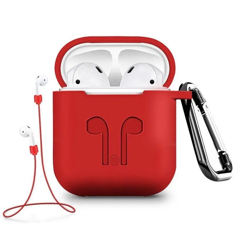 Silicone Cover for Airpods Protective Case Anti-lost Wire Eartips Strap Holder for Apple Air Pod Wireless Earphone Accessories
Silicone Cover for Airpods Protective Case Anti-lost Wire Eartips Strap Holder for Apple Air Pod Wireless Earphone Accessories