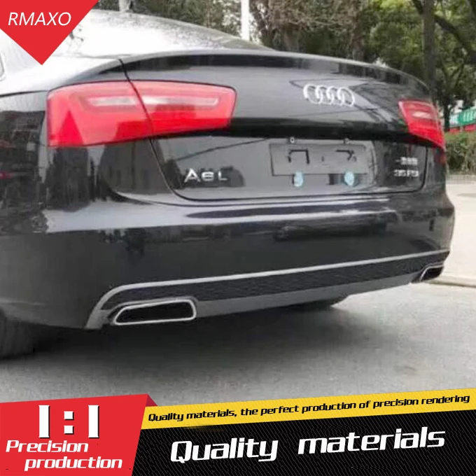 Для Audi A6 S6 Body kit спойлер 2012 2015 для RS5 ABS задний передний бампер диффузор защитные
