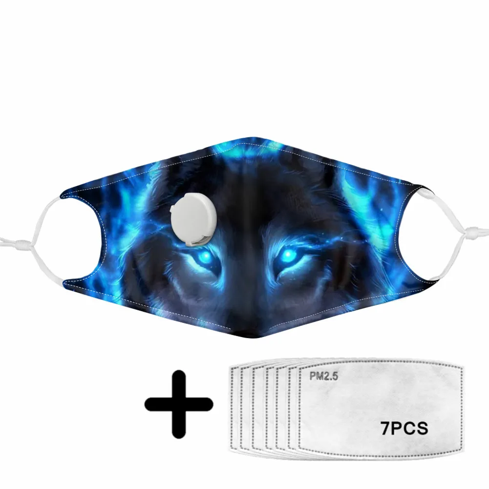 Fashion Galaxy Wolf Print Dust Mouth Mask with Breather Valve Unisex Face Masks Air Filter with PM2.5 Tapabocas Custom Pattern
Fashion Galaxy Wolf Print Dust Mouth Mask with Breather Valve Unisex Face Masks Air Filter with PM2.5 Tapabocas Custom Pattern