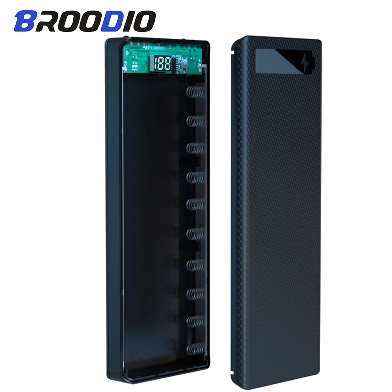 10* 18650 Power Bank Case Dual USB Mobile Phone Charger DIY Shell With Digital Display Screen 18650 battery Holder Charging Box
10* 18650 Power Bank Case Dual USB Mobile Phone Charger DIY Shell With Digital Display Screen 18650 battery Holder Charging Box