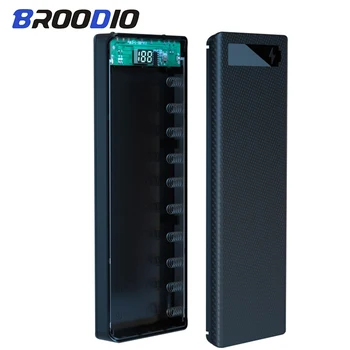 10* 18650 Power Bank Case Dual USB Mobile Phone Charger DIY Shell With Digital Display Screen 18650 battery Holder Charging Box
10* 18650 Power Bank Case Dual USB Mobile Phone Charger DIY Shell With Digital Display Screen 18650 battery Holder Charging Box