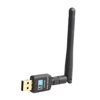 ALLOYSEED 600Mbps USB WiFi Receiver Adapter Network Card 2.4GHz 5GHz Dual Band Wireless Dongle for PC Desktop Laptop
ALLOYSEED 600Mbps USB WiFi Receiver Adapter Network Card 2.4GHz 5GHz Dual Band Wireless Dongle for PC Desktop Laptop