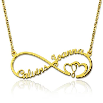 AILIN Custom Name Necklace Personalized Infinity Heart In Heart Necklace 925 Sterling Silver Women
AILIN Custom Name Necklace Personalized Infinity Heart In Heart Necklace 925 Sterling Silver Women