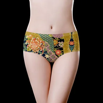 New Girl's Viscose Breathable Low-Rise Knicker, Solid Chrysanthemum Printed Briefs
New Girl's Viscose Breathable Low-Rise Knicker, Solid Chrysanthemum Printed Briefs