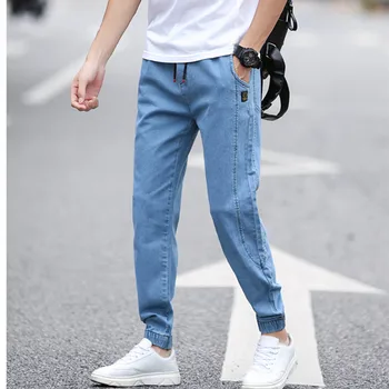 BINHIIRO Summer Men's Jeans Solid color Loose Classic Casual Jeans Men Straight Slim Fashion Beam foot Denim Trousers male K606
BINHIIRO Summer Men's Jeans Solid color Loose Classic Casual Jeans Men Straight Slim Fashion Beam foot Denim Trousers male K606