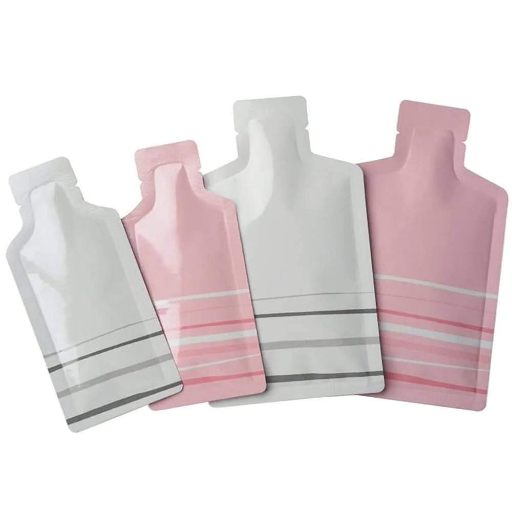 100pcs Glossy White Pink Bottle Shape Heat Sealable Shampoo Oil Cream Liquid Aluminum Foil Packaging Bag Open Top Flat Mylar Bag
100pcs Glossy White Pink Bottle Shape Heat Sealable Shampoo Oil Cream Liquid Aluminum Foil Packaging Bag Open Top Flat Mylar Bag