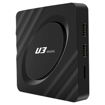U3 Mini TV Box 4K HD Android 9.1 TV Box S905W 2+16GB Network Set-Top Box (EU Plug) 
U3 Mini TV Box 4K HD Android 9.1 TV Box S905W 2+16GB Network Set-Top Box (EU Plug)