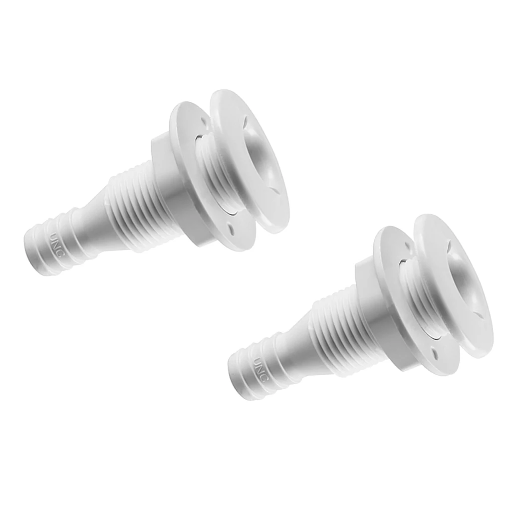 2 Pieces Thru-Hull Connector for 3/4'' Ballast Hose ID White Nylon 3.1'' Overall L
2 Pieces Thru-Hull Connector for 3/4'' Ballast Hose ID White Nylon 3.1'' Overall L
