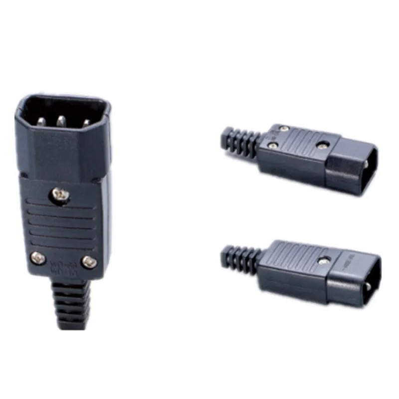 5pcs IEC C14 Male Plug Rewirable Power Connector 3Pin IEC-C14 Socket Computer Cable Adapter 10A 250V | Электроника