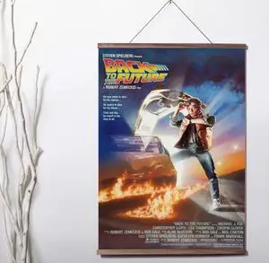 BACK TO THE FUTURE SPIELBERG MOVIE Art Print canvas Poster Canvas Scroll Painting with wood
BACK TO THE FUTURE SPIELBERG MOVIE Art Print canvas Poster Canvas Scroll Painting with wood