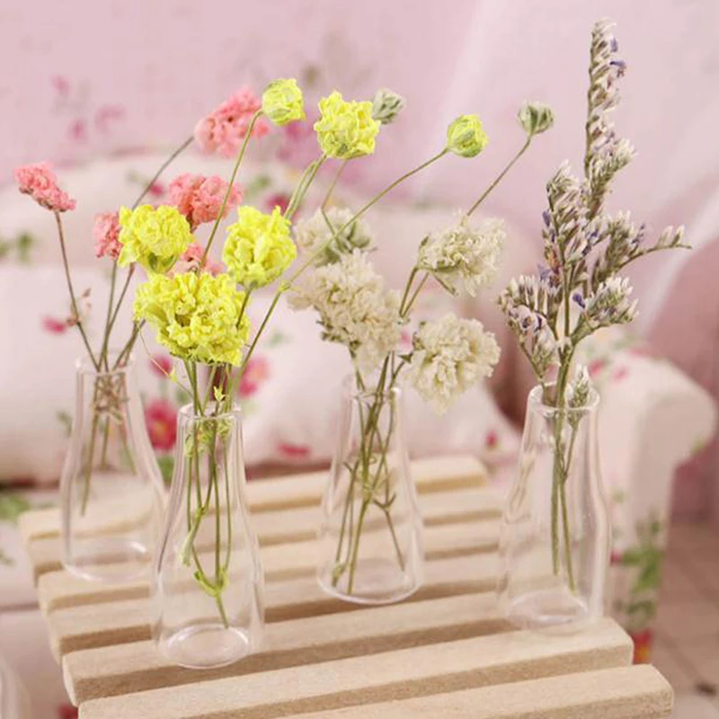 Фото Кукольный домик 1/12 миниатюрный букет цветов + ваза аксессуары для кукольного