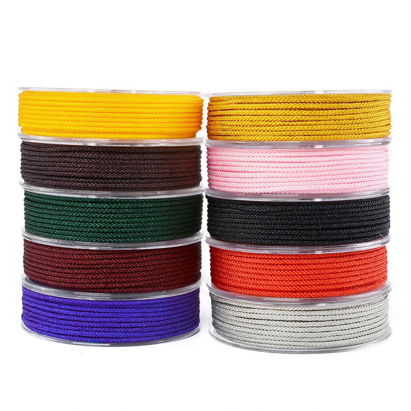 MOQ=1 pc 2mm Rope nonelastic Making wear-resisting DIY Bracelet Jewelry Accessories Encrypted weaving Cord High Quality Thread
MOQ=1 pc 2mm Rope nonelastic Making wear-resisting DIY Bracelet Jewelry Accessories Encrypted weaving Cord High Quality Thread
