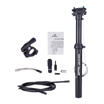 

ZTTO Mountain Bike Dropper Seatpost Adjustable Seat Post External Cable CNC Remote Lever 100mm Travel Seat Post 31.6mm