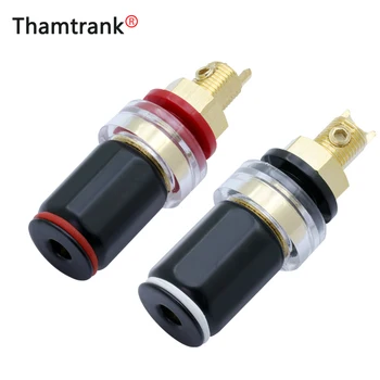 6pcs/lot Rhodium / Gold Plated HIFI Amplifier High Quality Speaker Terminal Binding Post Socket Wire Connectors 
6pcs/lot Rhodium / Gold Plated HIFI Amplifier High Quality Speaker Terminal Binding Post Socket Wire Connectors