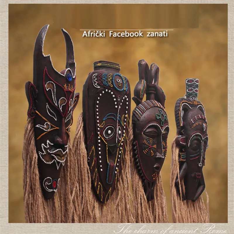 African Face Mask Creative Wall Hanging European Style Room TV Wall Decoration Bar Southeast Asia Resin Mask R3363
African Face Mask Creative Wall Hanging European Style Room TV Wall Decoration Bar Southeast Asia Resin Mask R3363
