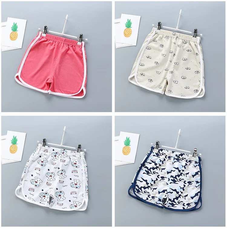 Summer Kids Shorts Boys Beach Shorts Girls Clothing Casual Bottom Children Sports Clothes