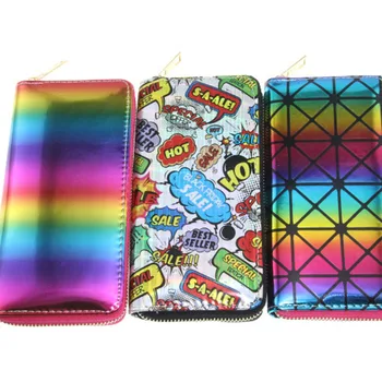 EUMOAN New style European and American graffiti fashion laser PU long wallet Clutch Wallet Female Money Credit Card Holder 
EUMOAN New style European and American graffiti fashion laser PU long wallet Clutch Wallet Female Money Credit Card Holder