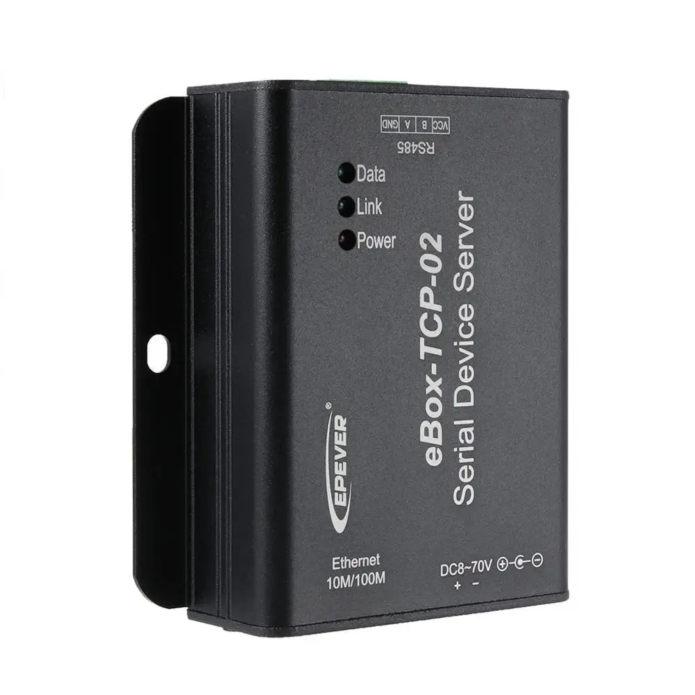 Professional eBox-TCP-02 RS485 converter for MPPT solar controller