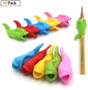 Pencil Grips For Kids 10 Pcs Silicon Ergonomic Fish Style And Colored Pen Training Grip Holder And Aid For Children Adults
Pencil Grips For Kids 10 Pcs Silicon Ergonomic Fish Style And Colored Pen Training Grip Holder And Aid For Children Adults