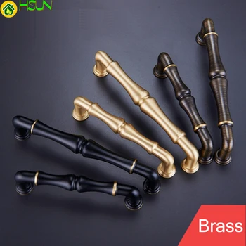 1 PC Gold Antique Brass Furniture Handle Vintage Retro Bamboo Drawer Closet Cabinet Knobs and Handles Furniture Pull Knob 
1 PC Gold Antique Brass Furniture Handle Vintage Retro Bamboo Drawer Closet Cabinet Knobs and Handles Furniture Pull Knob