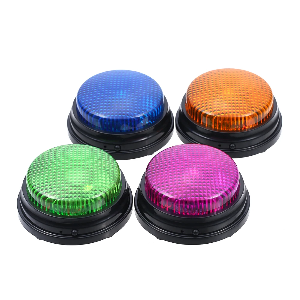 Recordable Talking Button Voice Recording Sound High Bright Energy Saving Light Christmas New Year Party Birthday Present | Дом и сад