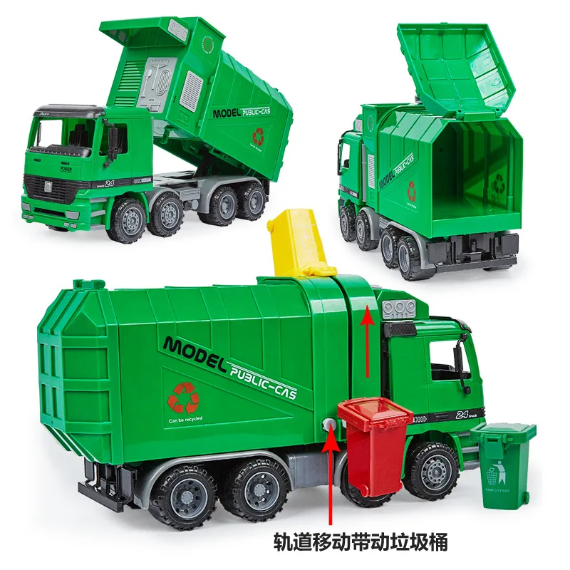 Model Garbage Truck Drop-resistant Sanitation Inertia Large Size Environmentally Friendly Engineering Model Non-Plastic Toys Boy
Model Garbage Truck Drop-resistant Sanitation Inertia Large Size Environmentally Friendly Engineering Model Non-Plastic Toys Boy
