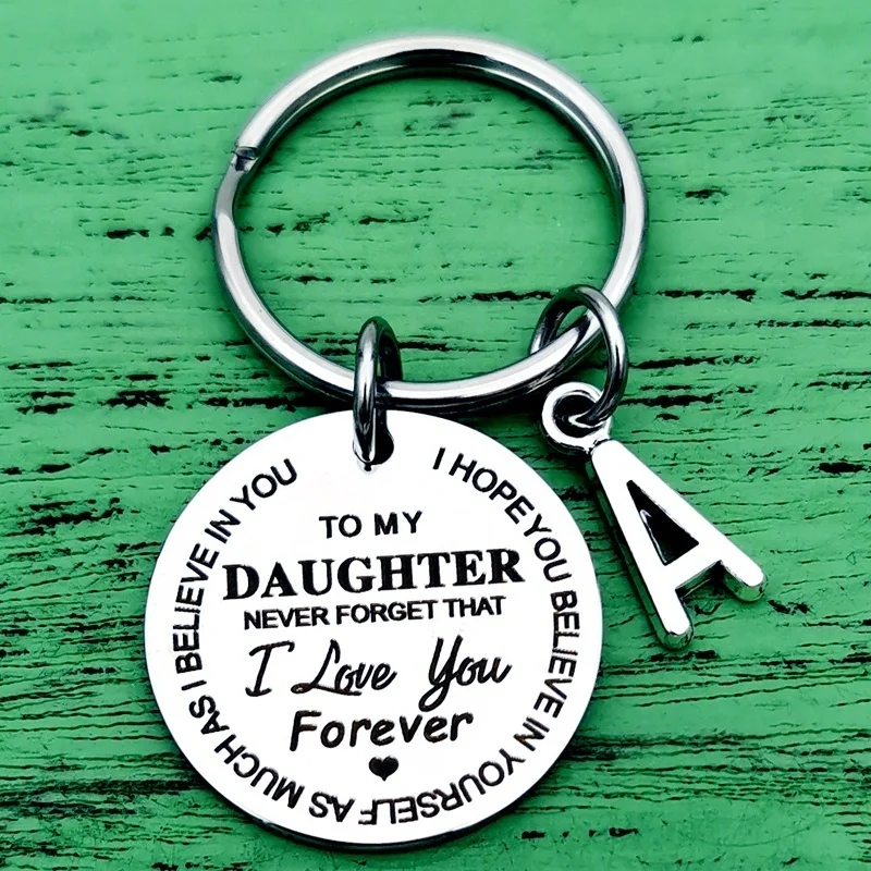 

To My Son Daughter Inspirational Gifts Keychain From Dad Mom Never Forget Birthday Graduation Christmas Gift for Boys