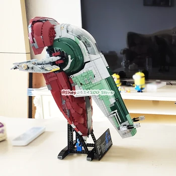 DIY creative toys compatible The Genuine UCS Slave I Slave NO.1 Movie hobby collection Building Block Bricks Toys 2067Pcs
DIY creative toys compatible The Genuine UCS Slave I Slave NO.1 Movie hobby collection Building Block Bricks Toys 2067Pcs