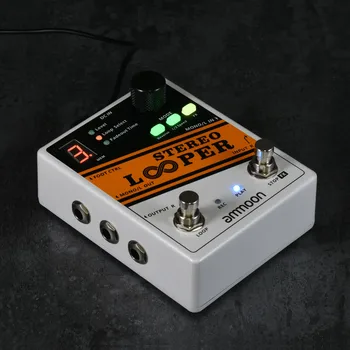STEREO LOOPER Loop Record Guitar Effect Pedal 10 Independent Loops Max.10min Recording Time for Each Loop Unlimited Overdubbing
STEREO LOOPER Loop Record Guitar Effect Pedal 10 Independent Loops Max.10min Recording Time for Each Loop Unlimited Overdubbing