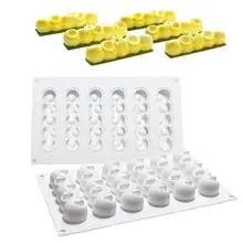 Sturdy Useful 3D Silicone Cake Mousse Mold Silicone Silicone Mold Decorative for Restaurant
Sturdy Useful 3D Silicone Cake Mousse Mold Silicone Silicone Mold Decorative for Restaurant