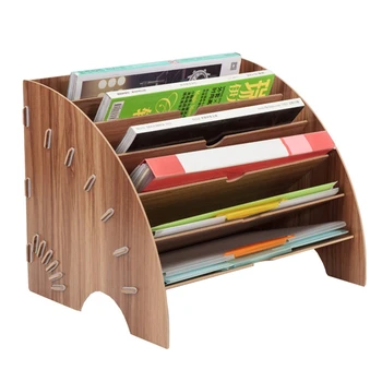 Wood Fan-Shaped File Sorter Organizer 6 Slots for Office Desktop Magazine File Organizer
Wood Fan-Shaped File Sorter Organizer 6 Slots for Office Desktop Magazine File Organizer