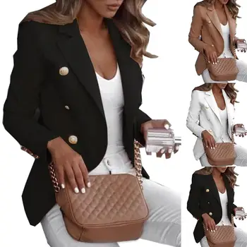 Autumn Office Women Solid Color Lapel Blazer Open Front Slim Suit Jacket Coat
Autumn Office Women Solid Color Lapel Blazer Open Front Slim Suit Jacket Coat