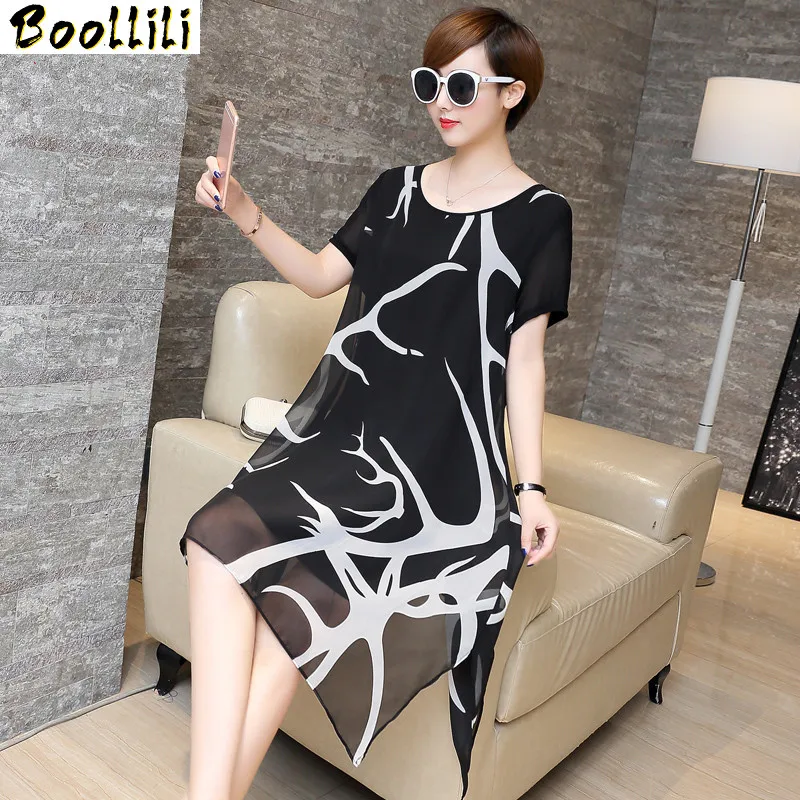 Summer Boollili Women Dress 2023 Vestidos Mujer Black Loose Chiffon Dress Femme Ukraine Plus Size Women Clothing 4Xl 5XL
Summer Boollili Women Dress 2023 Vestidos Mujer Black Loose Chiffon Dress Femme Ukraine Plus Size Women Clothing 4Xl 5XL