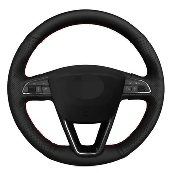 Car Steering Wheel Cover DIY Black Genuine Leather For Seat Leon 5F Mk3 2013-2019 Ibiza 6J Tarraco Arona Ateca Alhambra
Car Steering Wheel Cover DIY Black Genuine Leather For Seat Leon 5F Mk3 2013-2019 Ibiza 6J Tarraco Arona Ateca Alhambra