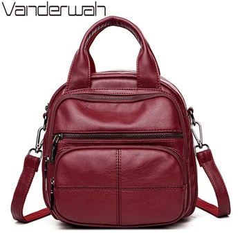 3 in 1 Fashion Women Backpack High Quality Soft Leather Backpacks for Teenage Girls Female School Shoulder Bags Bagpack mochilas
3 in 1 Fashion Women Backpack High Quality Soft Leather Backpacks for Teenage Girls Female School Shoulder Bags Bagpack mochilas