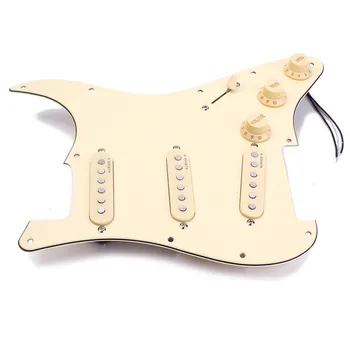 Prewired Loaded SSS Pickguard Alnico V Pickups for ST Guitar Loaded Pickguard Prewired Guitar Pickguards
Prewired Loaded SSS Pickguard Alnico V Pickups for ST Guitar Loaded Pickguard Prewired Guitar Pickguards