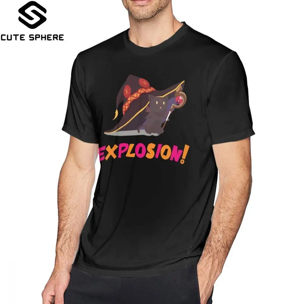 Megumin T Shirt Konosuba Chomusuke Explosion T-Shirt Awesome 100 Percent Cotton Tee Shirt Male 5x Graphic Short Sleeve Tshirt
Megumin T Shirt Konosuba Chomusuke Explosion T-Shirt Awesome 100 Percent Cotton Tee Shirt Male 5x Graphic Short Sleeve Tshirt