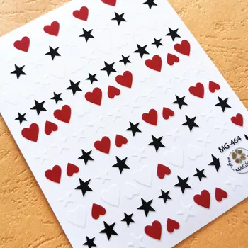 Newest MG464 heart-shaped design nail art sticker decal stamping back gule DIY nail decoration wraps
Newest MG464 heart-shaped design nail art sticker decal stamping back gule DIY nail decoration wraps