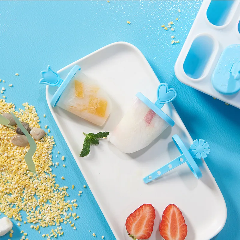 Generic Summer Silicone Mini Ice Pops Mold Ice Cream Ball Lolly Maker