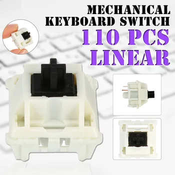 Feker 3 Pin Linear Switches Keyboard Replacement 110 Keys DIY Mechanical Keyboard Accessories Like Holy Panda 50g Pressure
Feker 3 Pin Linear Switches Keyboard Replacement 110 Keys DIY Mechanical Keyboard Accessories Like Holy Panda 50g Pressure