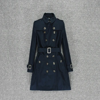 Lapel trench coat women's spring 2020 new small medium and long British style classic fashion coat women
Lapel trench coat women's spring 2020 new small medium and long British style classic fashion coat women