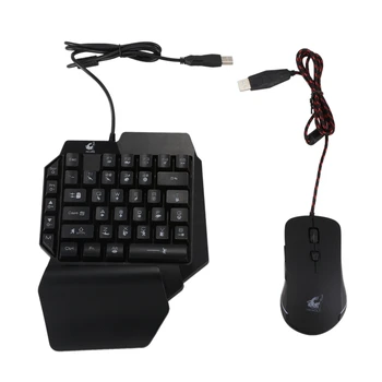 ZIYOU LANG K15 Wired One-Handed Keyboard Chick Keycap Version and V6 Wired RGB LED Backlight USB Ergonomic Gaming Mouse Set
ZIYOU LANG K15 Wired One-Handed Keyboard Chick Keycap Version and V6 Wired RGB LED Backlight USB Ergonomic Gaming Mouse Set