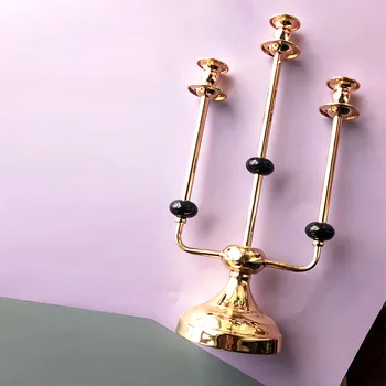 3 Head Home decoration metal candlelabra candlelight dinner romantic wedding props candlestick for church decoration
3 Head Home decoration metal candlelabra candlelight dinner romantic wedding props candlestick for church decoration