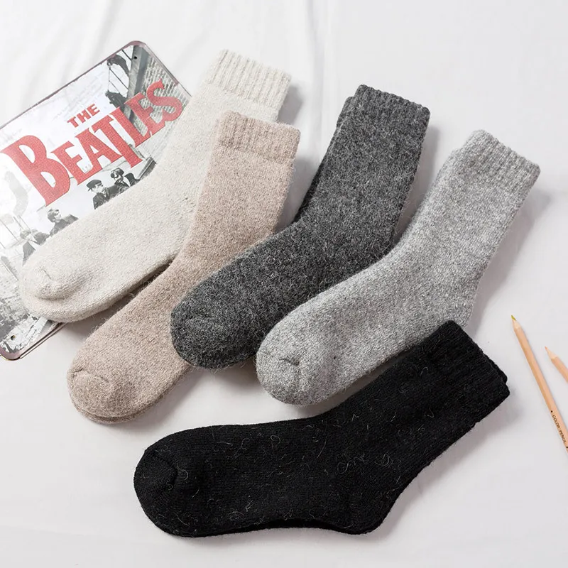 2Pair The Calf Socks Solid Color Wool Thermal Warm Thick Socks Autumn Winter Thickened Socks for Men Women Unisex Cashmere Socks
2Pair The Calf Socks Solid Color Wool Thermal Warm Thick Socks Autumn Winter Thickened Socks for Men Women Unisex Cashmere Socks