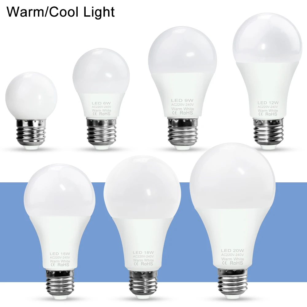 E14 LED Bulb 3W 6W 9W 12W 15W 18W 20W Lampada LED E27 220V LED Lamp 240V Spotlight Table Lamp Home Light Bulb Indoor Lighting
E14 LED Bulb 3W 6W 9W 12W 15W 18W 20W Lampada LED E27 220V LED Lamp 240V Spotlight Table Lamp Home Light Bulb Indoor Lighting