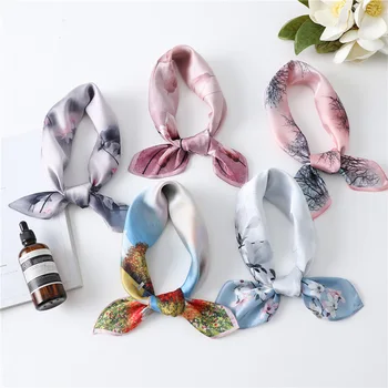South Korea Small Square Towel Silk Scarves Women's Fashion Decoration Literature And Art Hair Band Neckerchief Scarf Real Silk
South Korea Small Square Towel Silk Scarves Women's Fashion Decoration Literature And Art Hair Band Neckerchief Scarf Real Silk