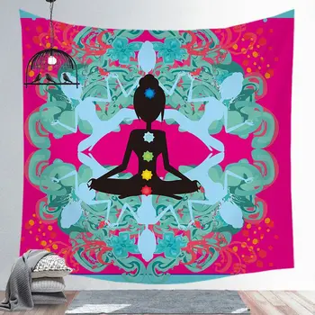 Digital Printing Peach Skin Tapestry Mysterious Religious Yoga Square Background Decorative Hanging Cloth 95*73cm short hair
Digital Printing Peach Skin Tapestry Mysterious Religious Yoga Square Background Decorative Hanging Cloth 95*73cm short hair